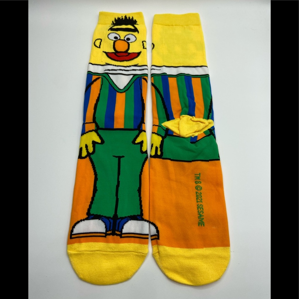 New Bert Sesame Street Crew Socks